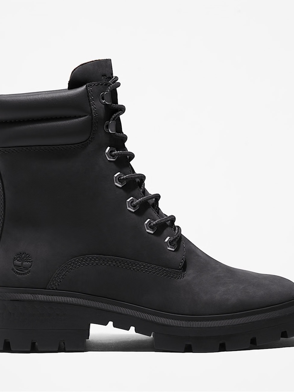 Timberland Women's Black Lace-Up Trail Boots - Picture 8 of 14